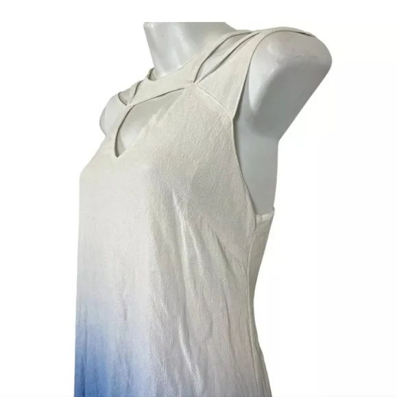 Bar III Ombre Maxi Dress - Blue and WhiteSleevesless White & Blue Size small nwt - Picture 6 of 12